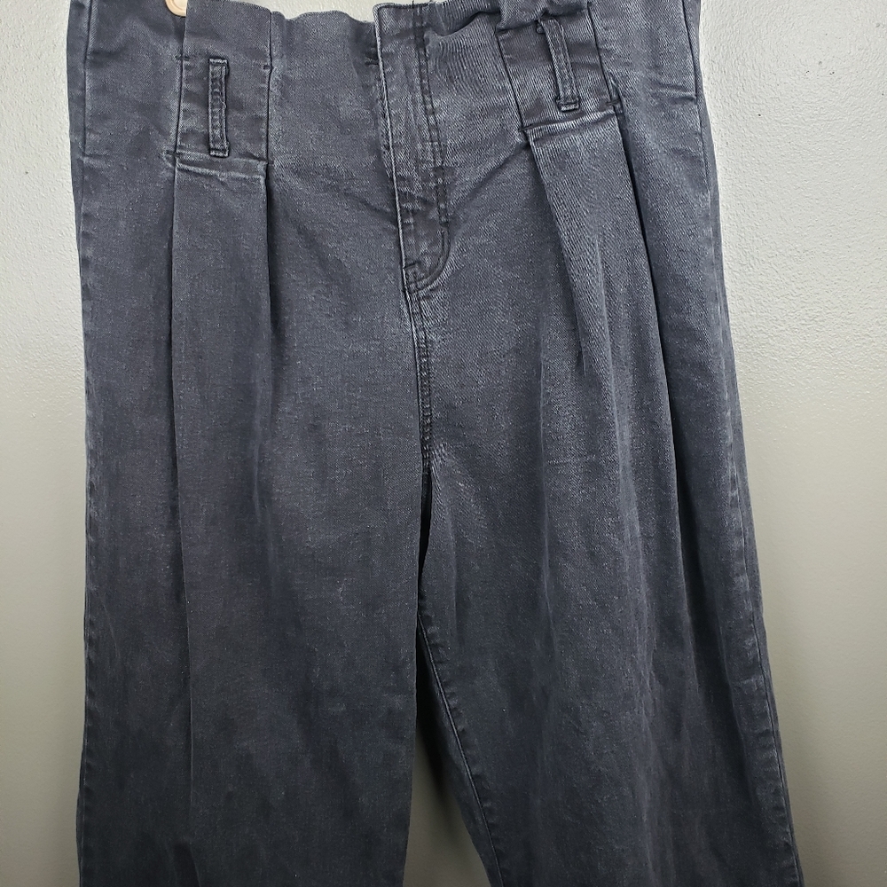Wild Fable Wide Leg High Rise Jeans Women’s Black size 16 Stretch 2019